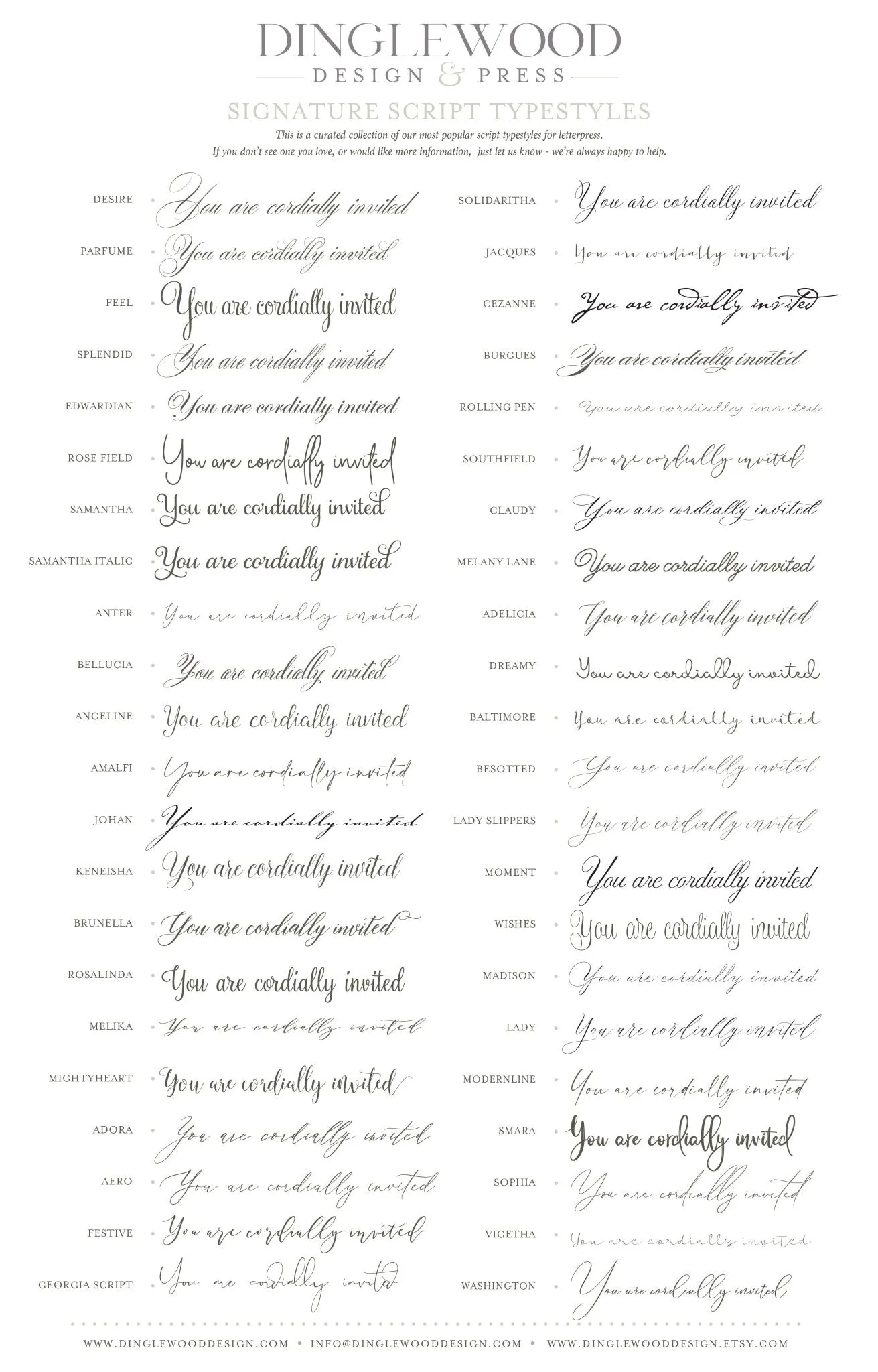 Mary - Letterpress Stationery