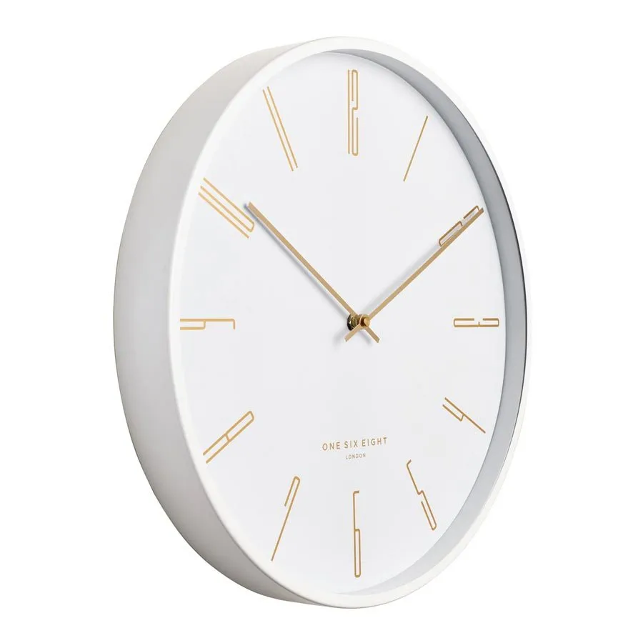 Maya Clock - White (40cm)