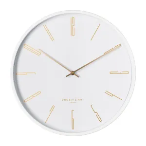 Maya Clock - White (40cm)