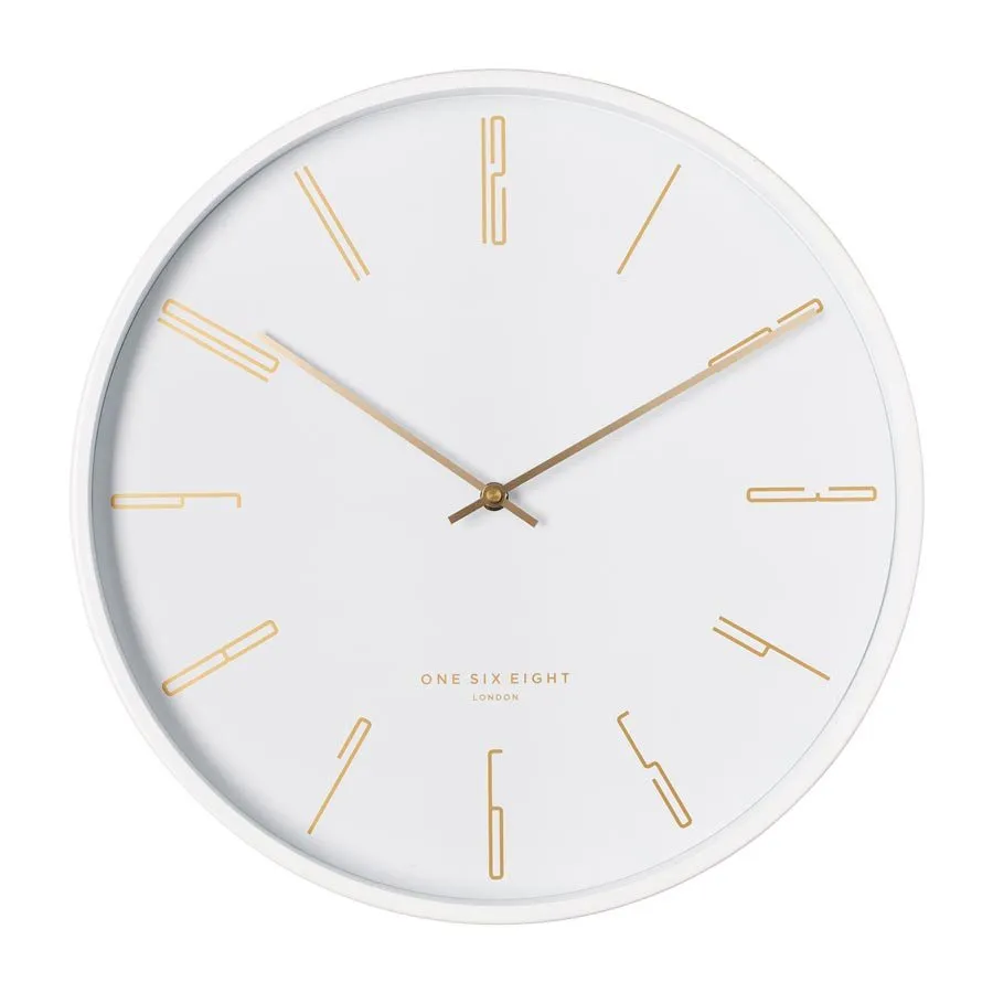 Maya Clock - White (40cm)
