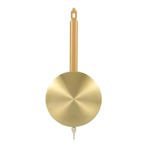 MERISHOPP Clock Metal Pendulum Hanging Decor Wall Clock Desk Clocks DIY Clock Movement Length 20cm