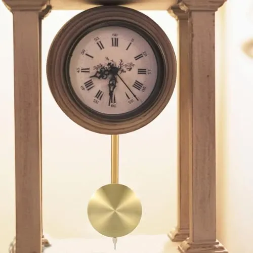 MERISHOPP Clock Metal Pendulum Hanging Decor Wall Clock Desk Clocks DIY Clock Movement Length 20cm