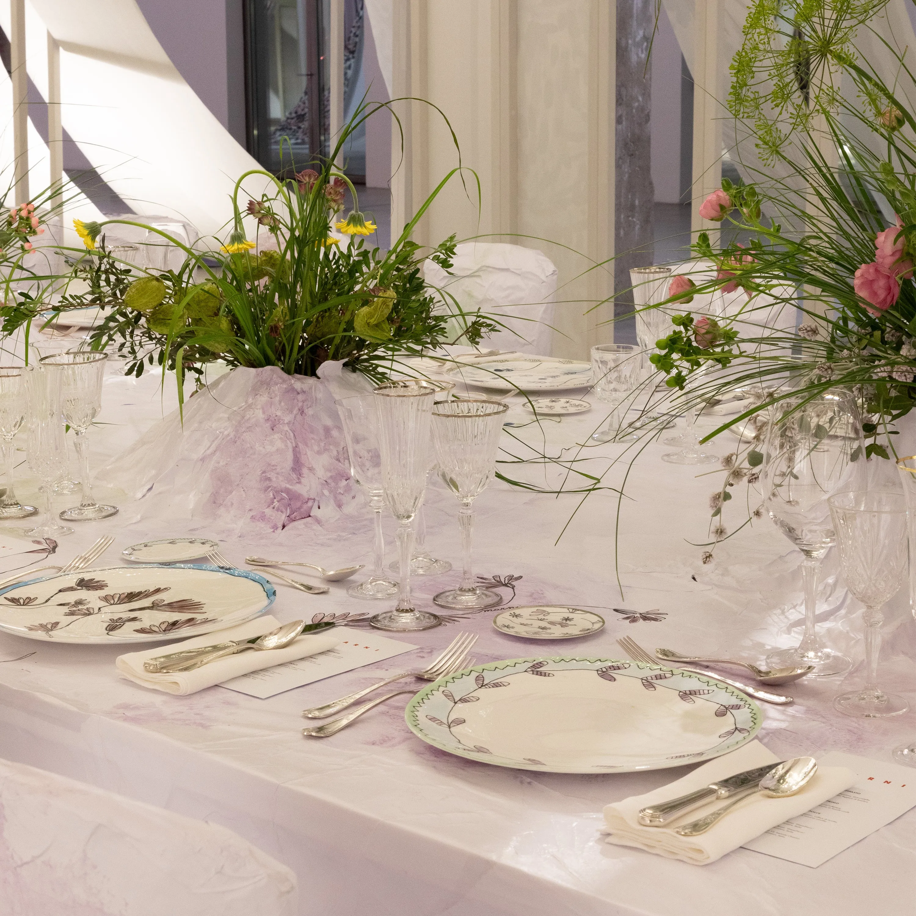 Midnight Flowers Dinner Plate