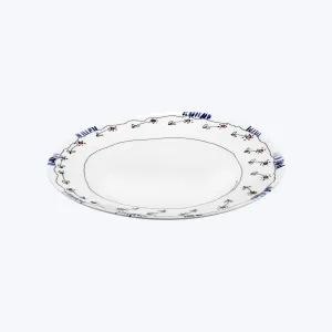 Midnight Flowers Dinner Plate
