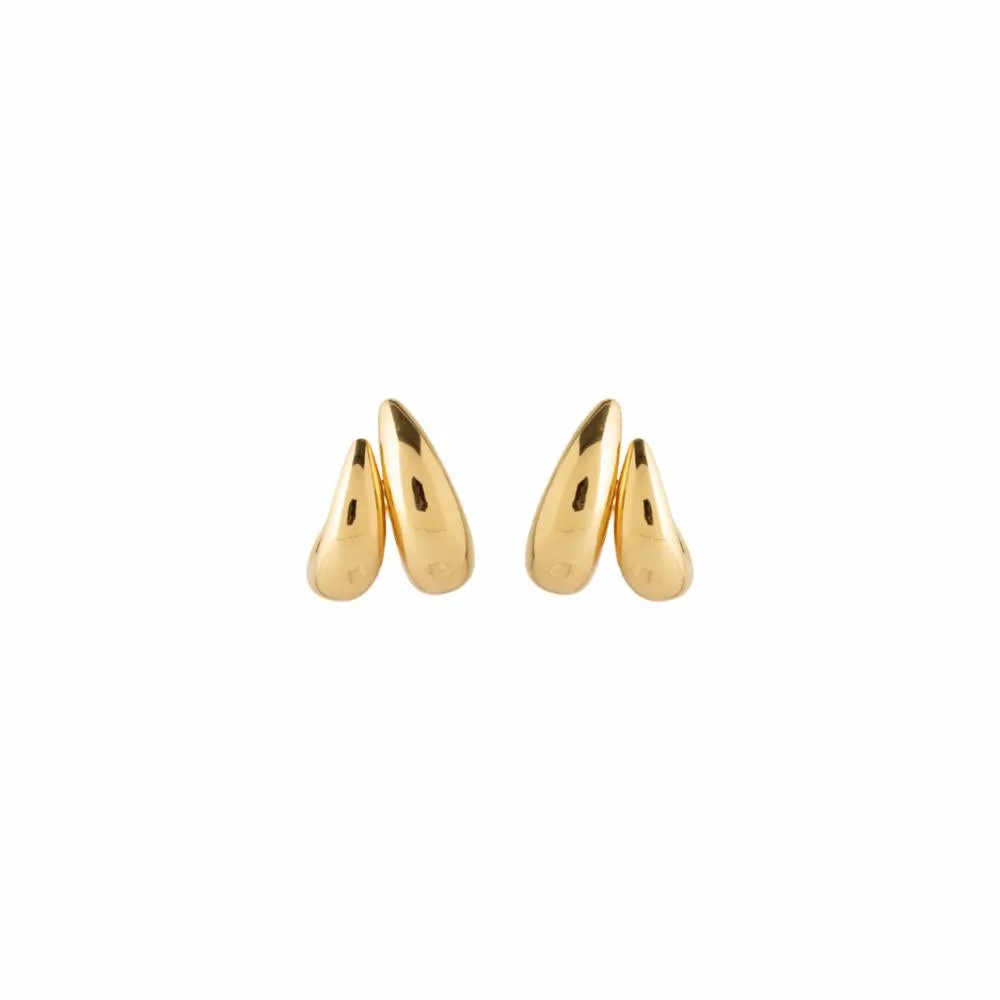 Mignonne Gavigan Canal Hoops in Gold