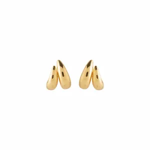 Mignonne Gavigan Canal Hoops in Gold
