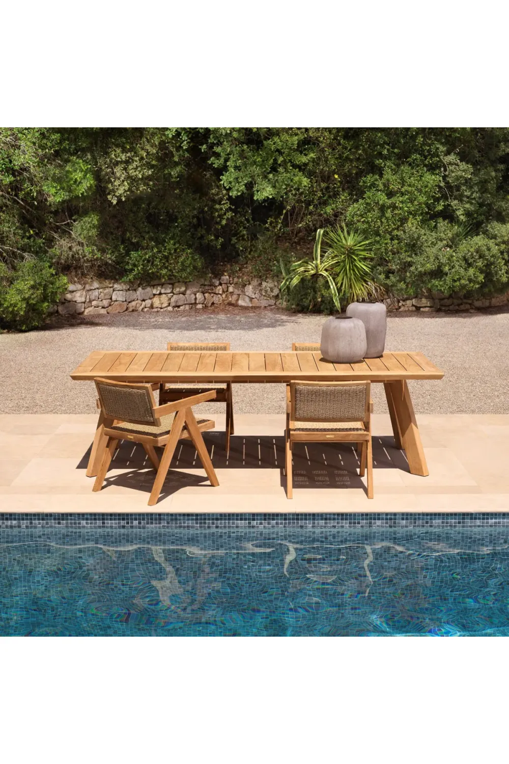 Natural Teak Outdoor Dining Table | Eichholtz Merati