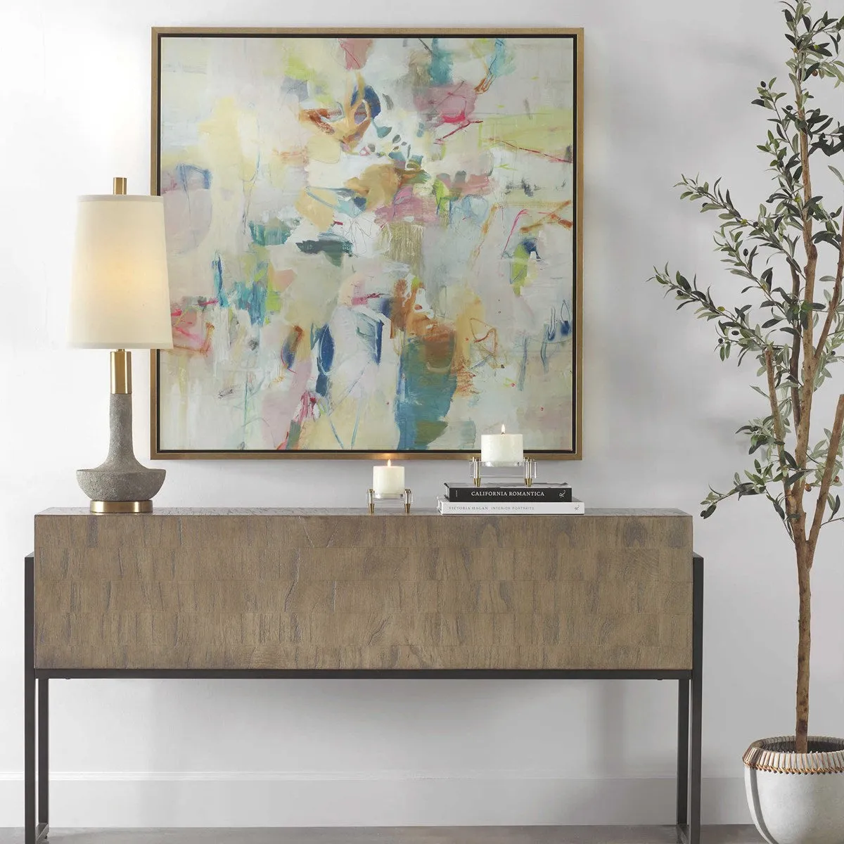 PARTY TIME- FRAMED CANVAS