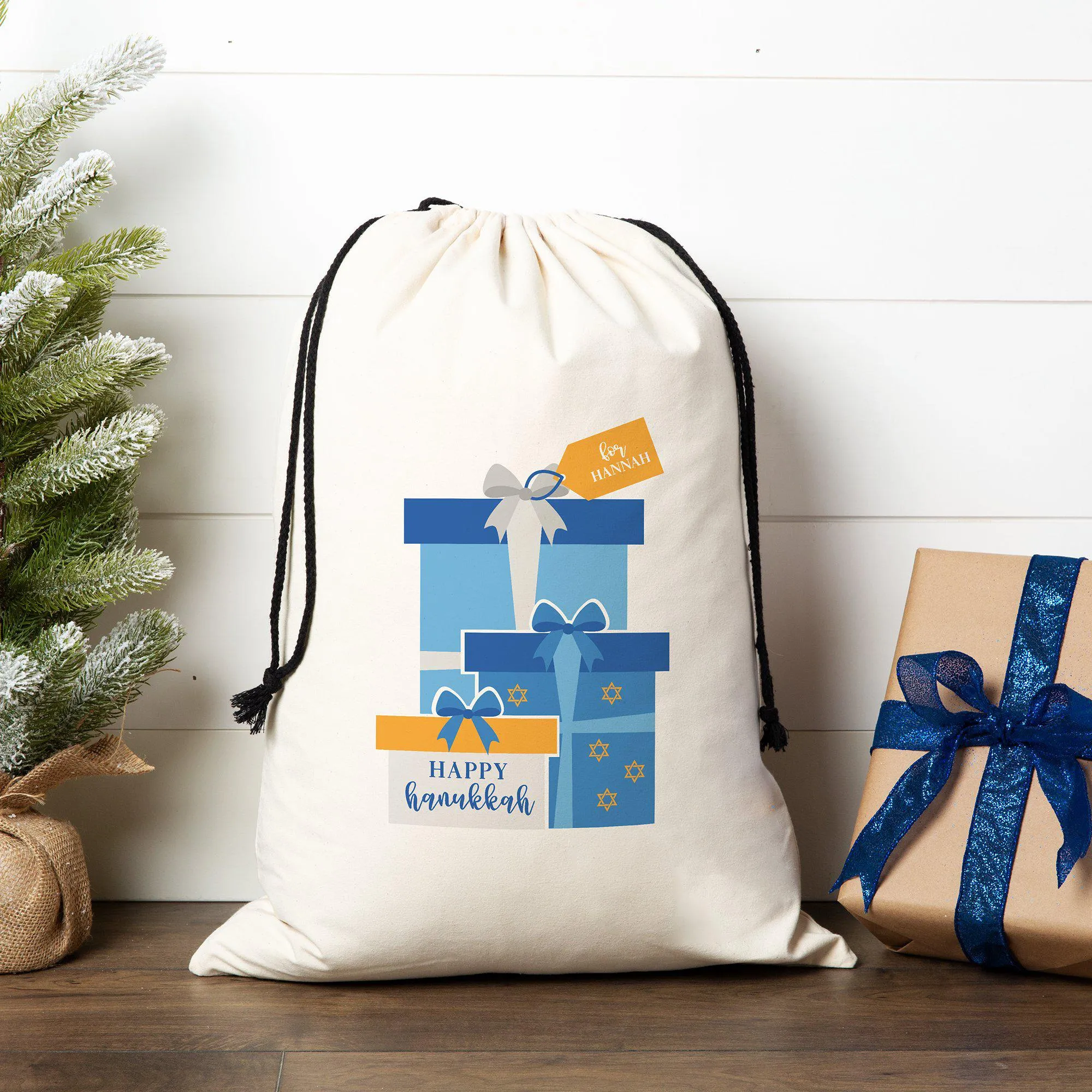 Personalized Jumbo Hanukkah Gift Bags