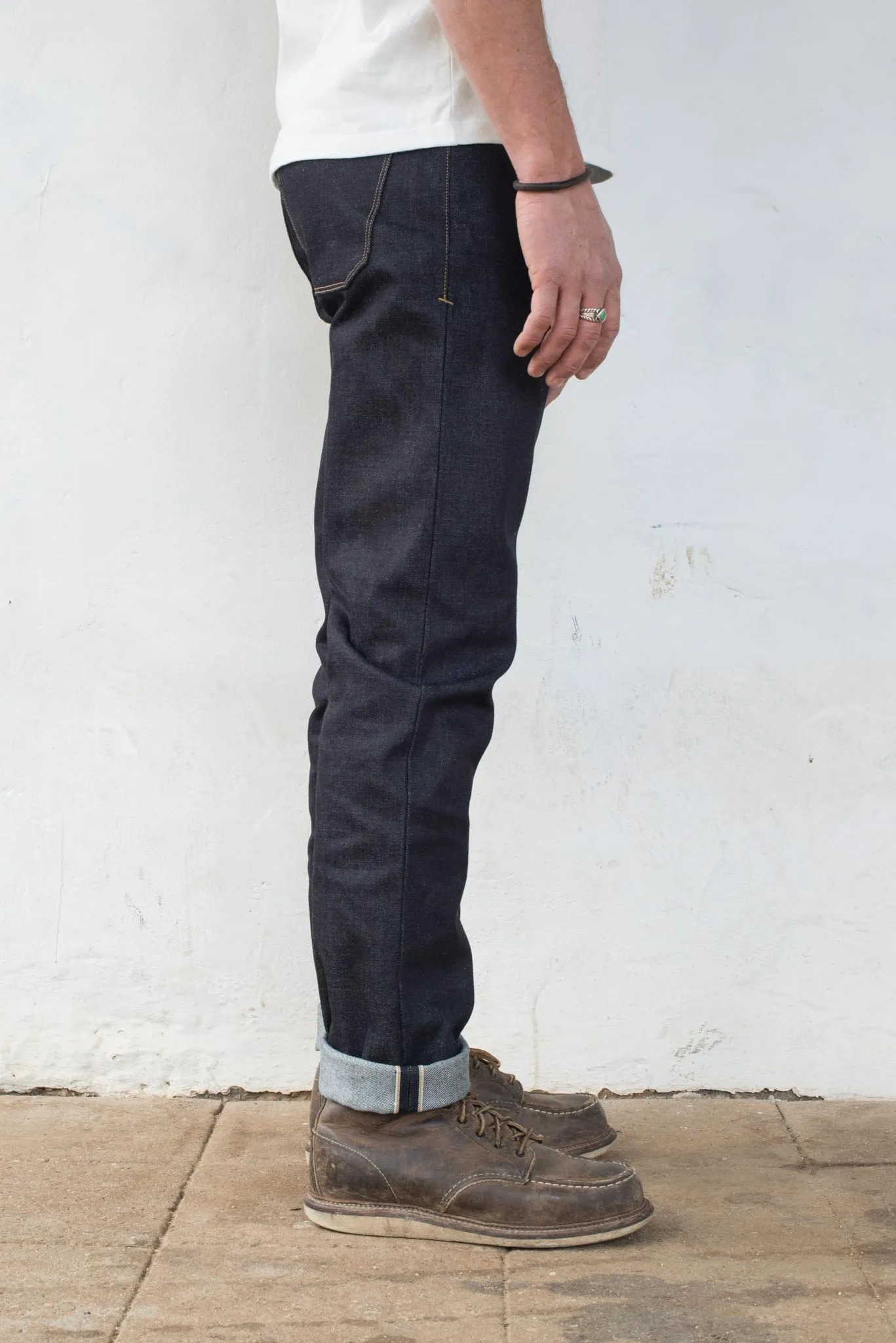 Portola Classic Taper | 14.5 oz Blue Denim | Freenote Cloth