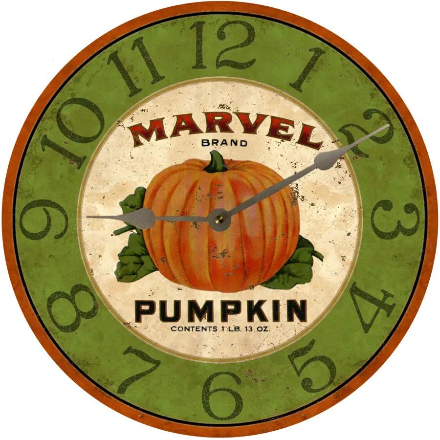 Pumpkin Clock- Harvest Clock
