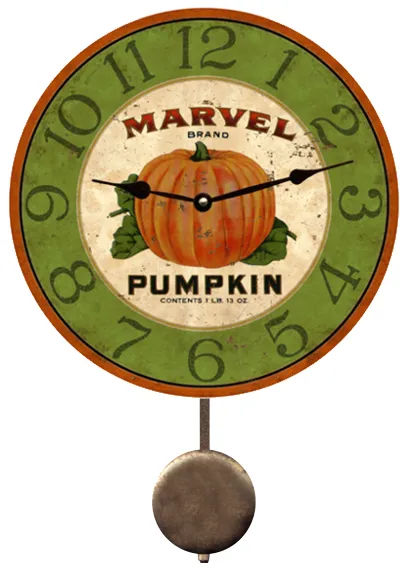 Pumpkin Clock- Harvest Clock
