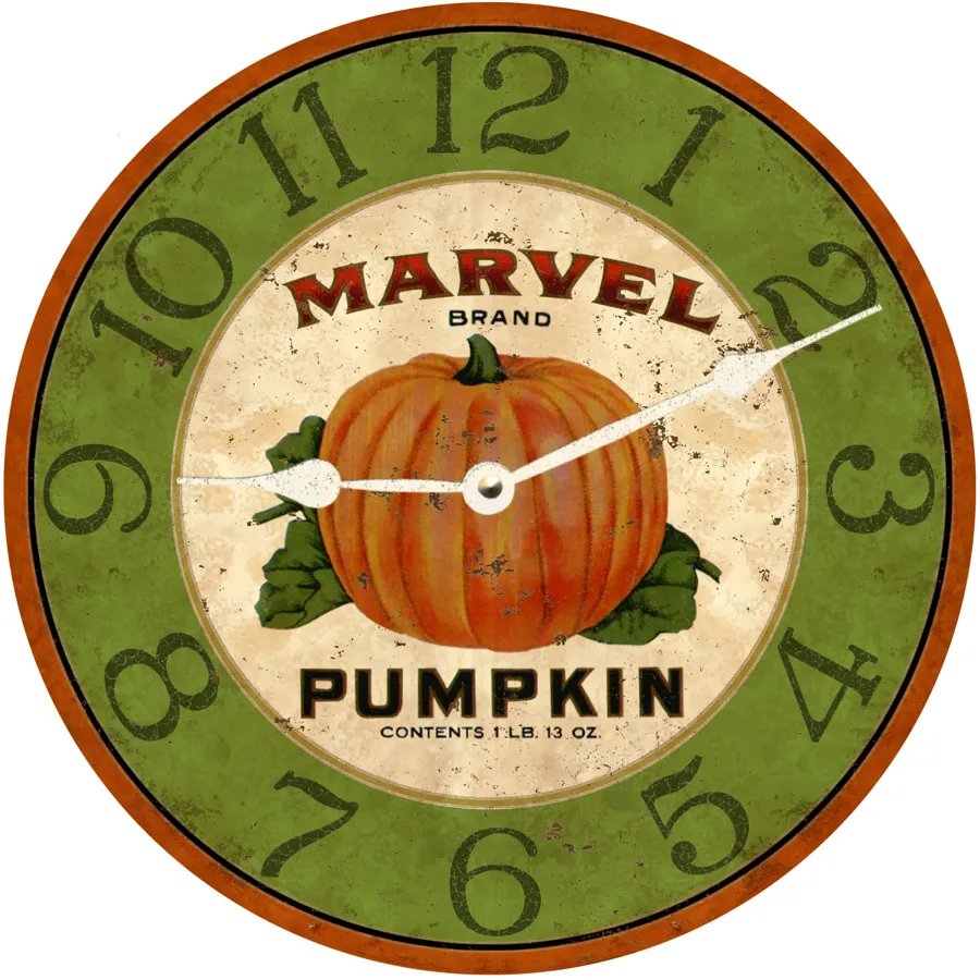 Pumpkin Clock- Harvest Clock