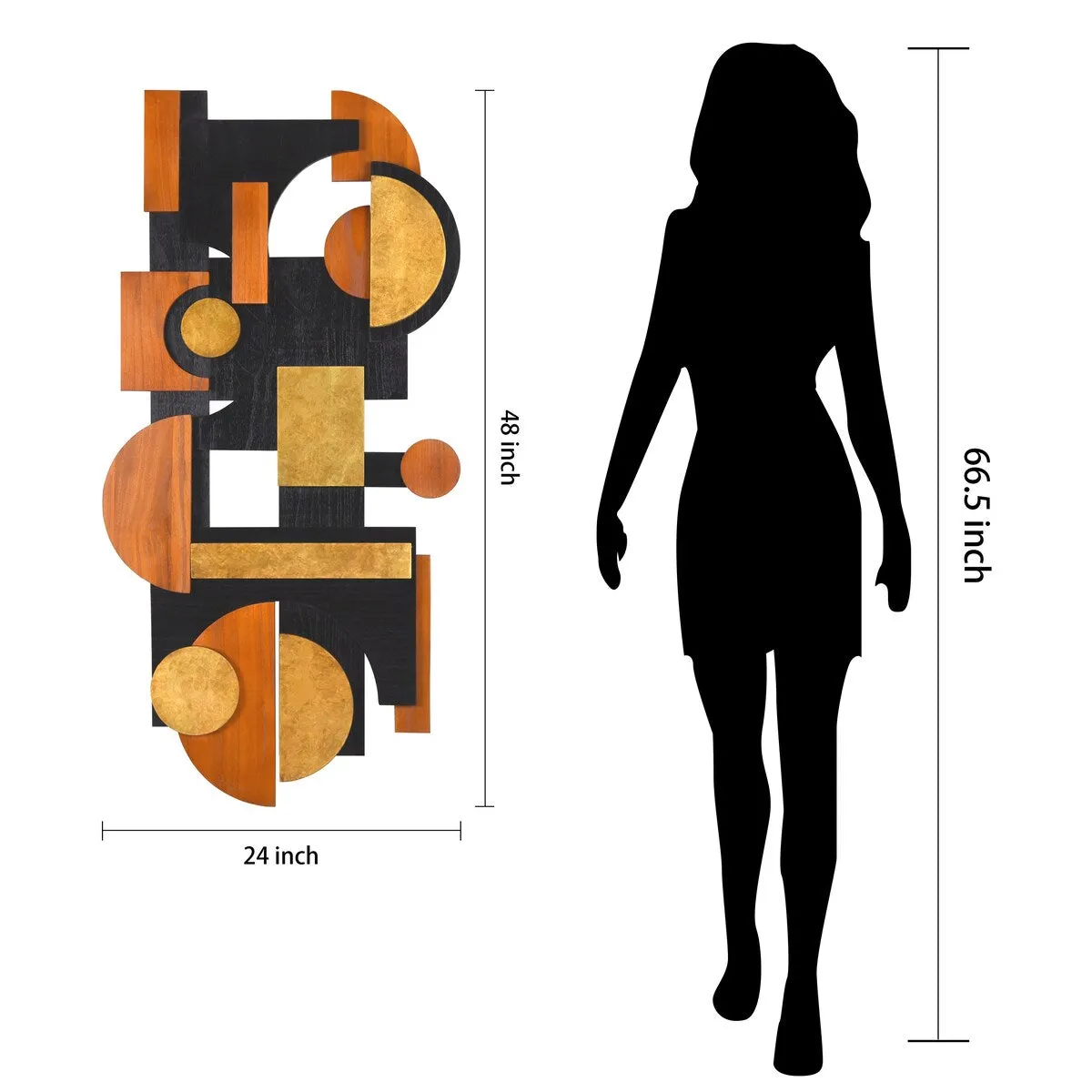 "Amber Embraces I & II" Hand Made & Hand Finished Dimensional Solid Wood Wall Art