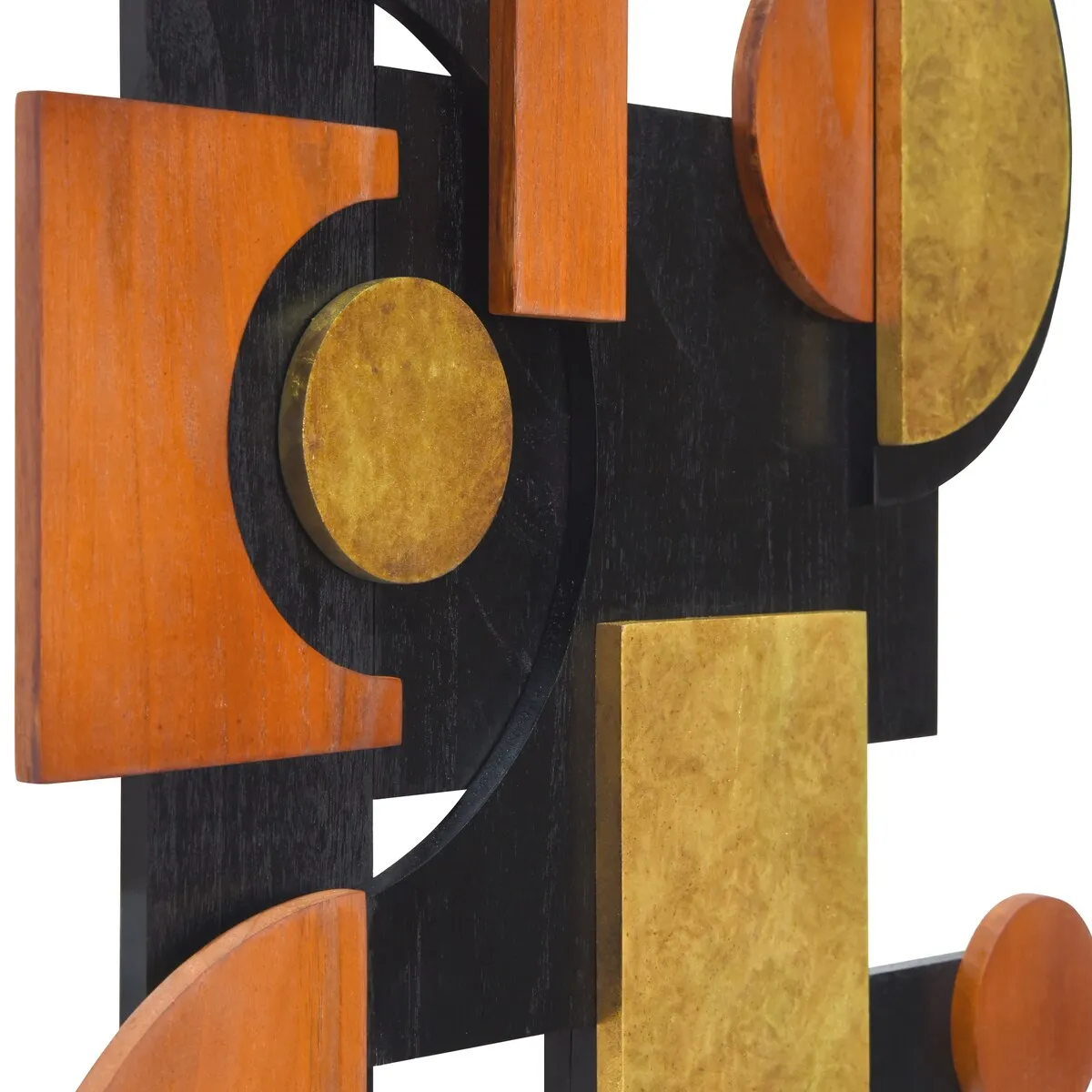 "Amber Embraces I & II" Hand Made & Hand Finished Dimensional Solid Wood Wall Art