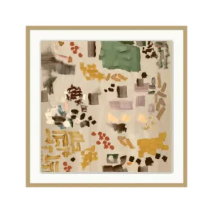 "Earth Pieces IV" Framed Art Print