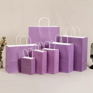 Recyclable Colorful Party Birthday Custom-أكياس ورقية قابلة