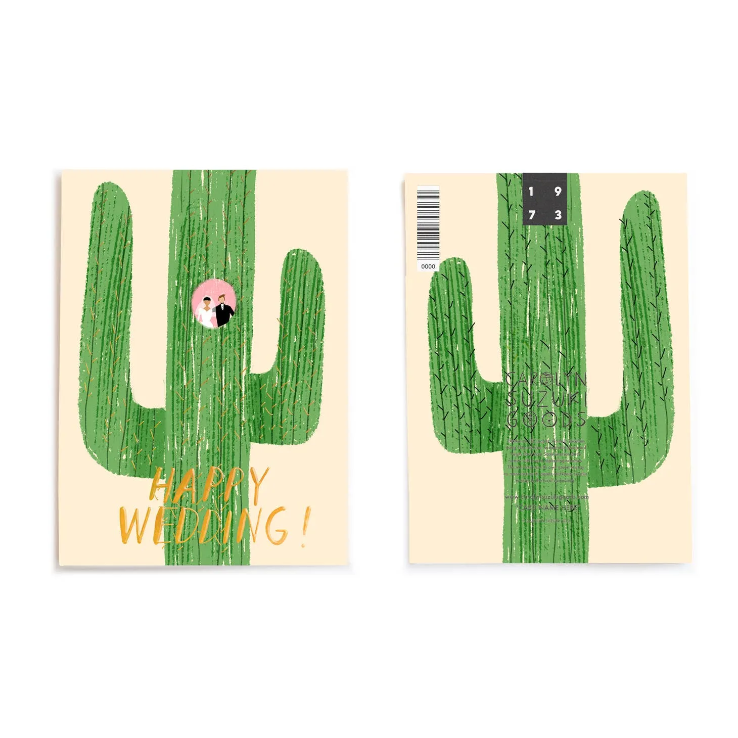 Saguaro Wedding Card