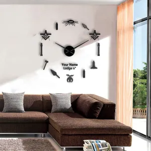 Shriners Clock - Frameless Design