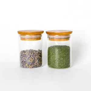 Spice Jars with Bamboo Lids - 4oz