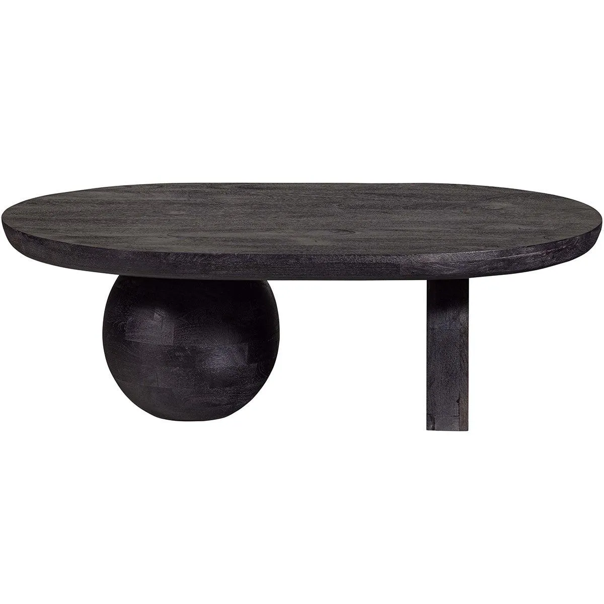 Steppe Black Mango Wood Coffee Table