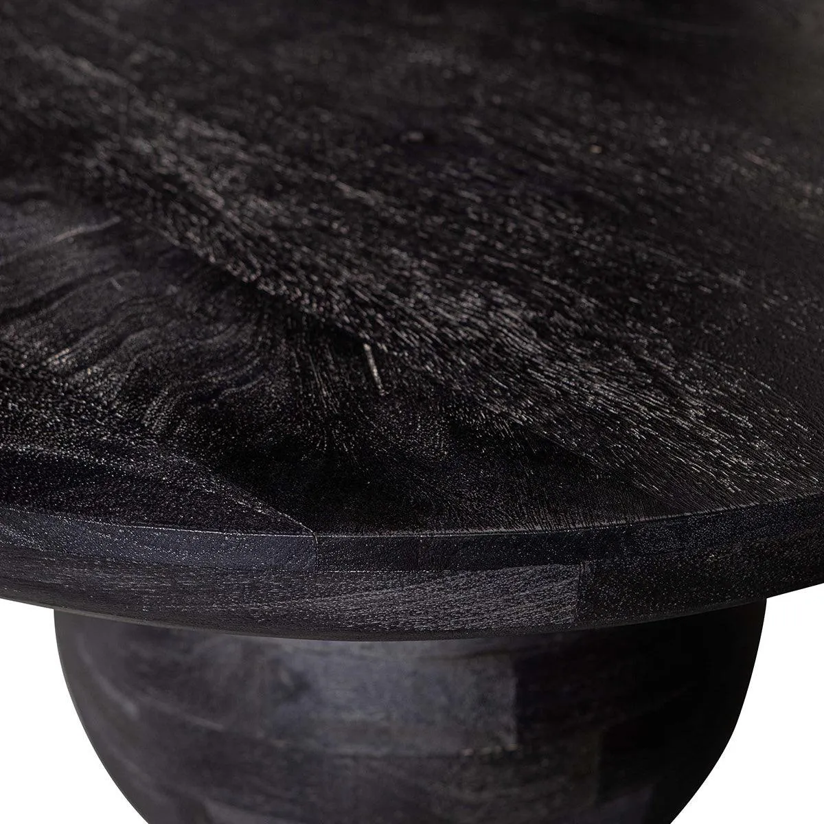 Steppe Black Mango Wood Coffee Table