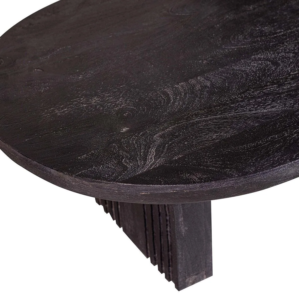 Steppe Black Mango Wood Coffee Table