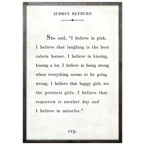 Sugarboo Audrey Hepburn Art Print