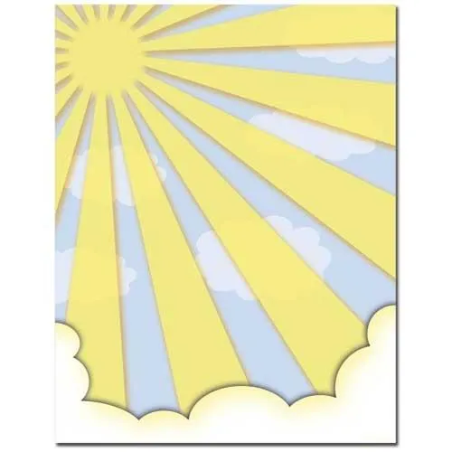 Sun Shiney Day Letterhead - 100 Sheets