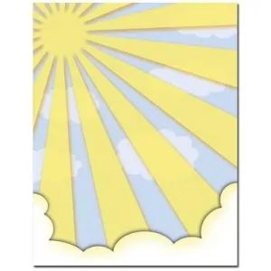 Sun Shiney Day Letterhead - 100 Sheets