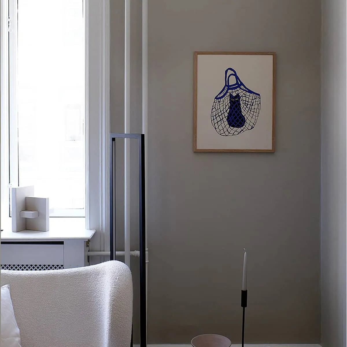 The Cat'S In The Bag Print 30Cm X 40Cm