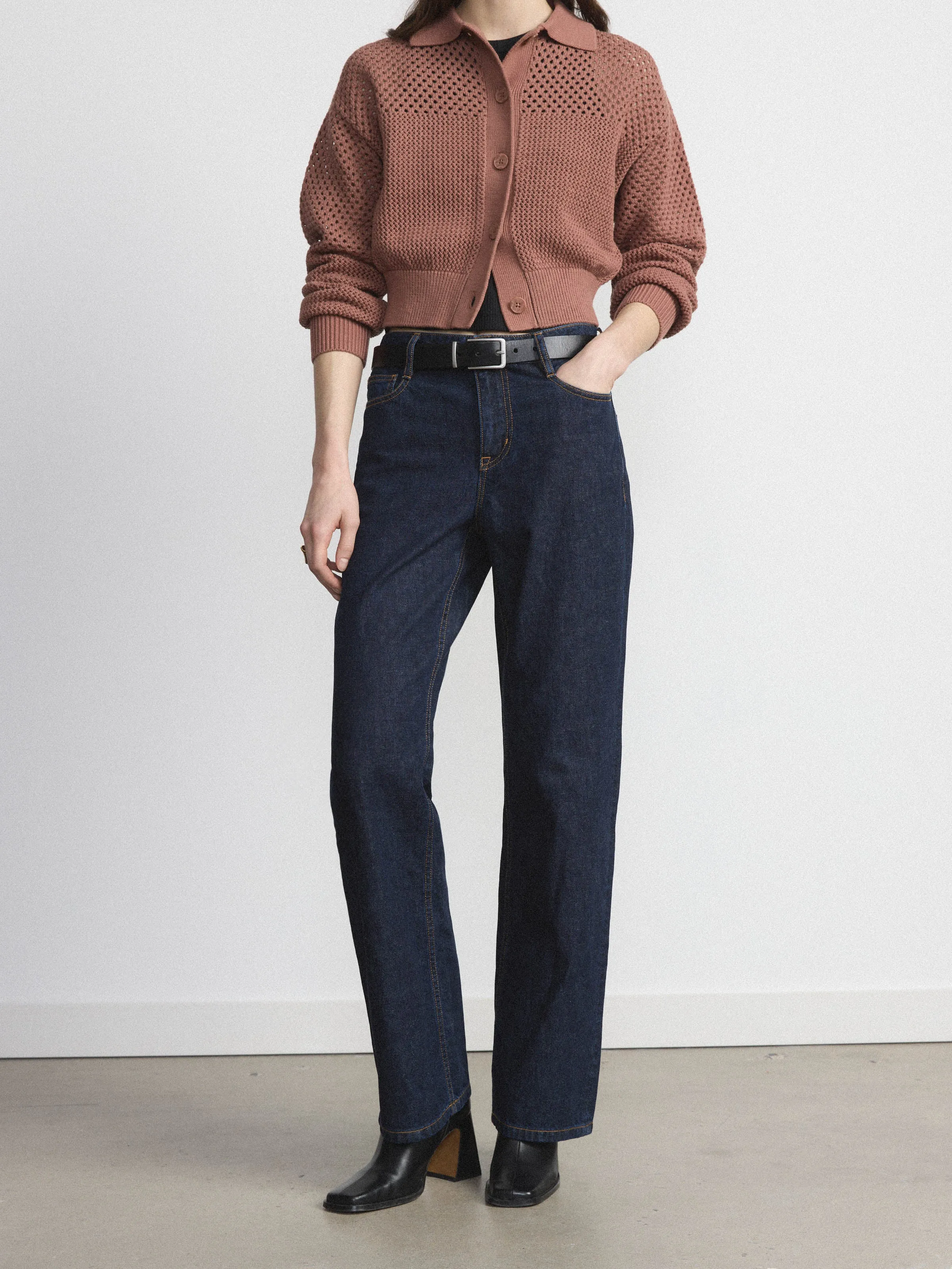 The Courtney Loose Jean in Dark Wash