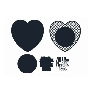 The Paper Boutique -  All You Need is Love Die Set*