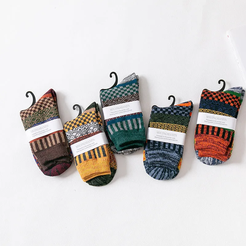 Thickened Vintage Artistic Wool Socks