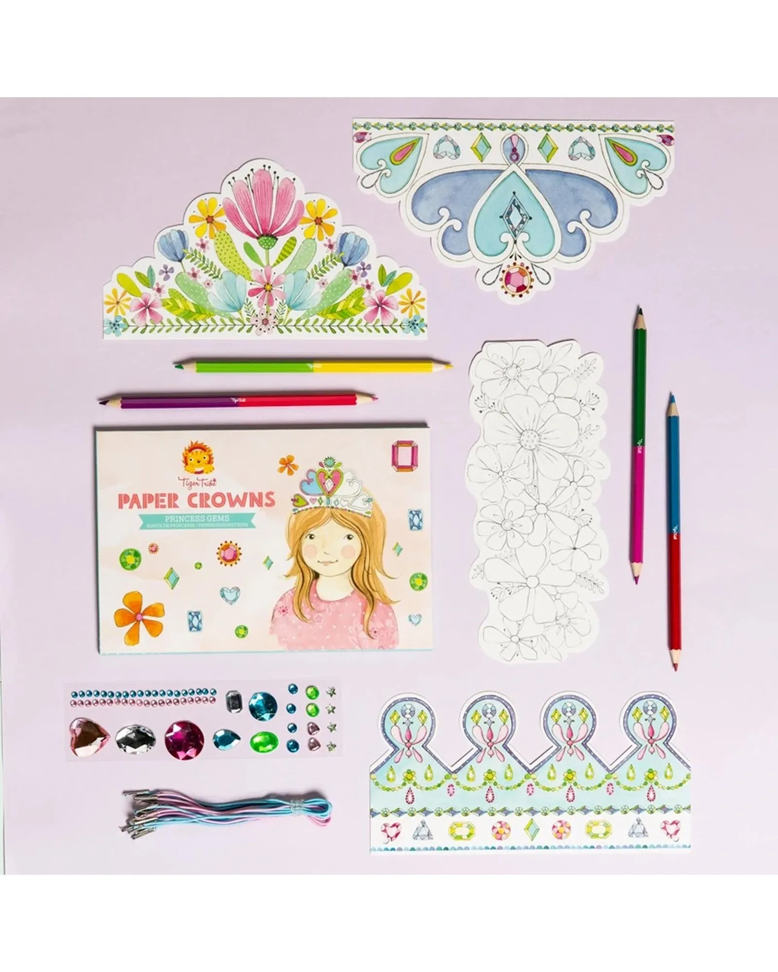 Tiger Tribe Paper Crowns Princess Gems