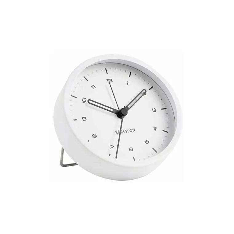 Tinge Alarm Clock - White