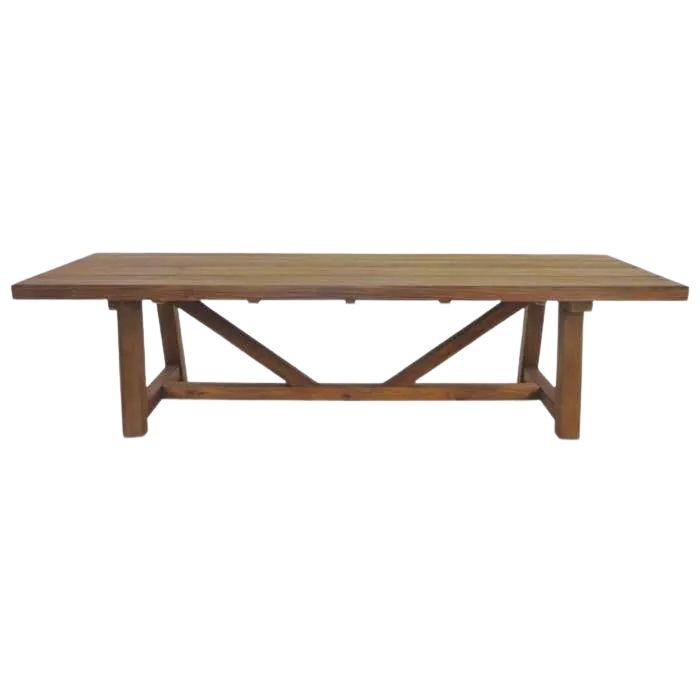 Trestle Reclaimed Teak Dining Table