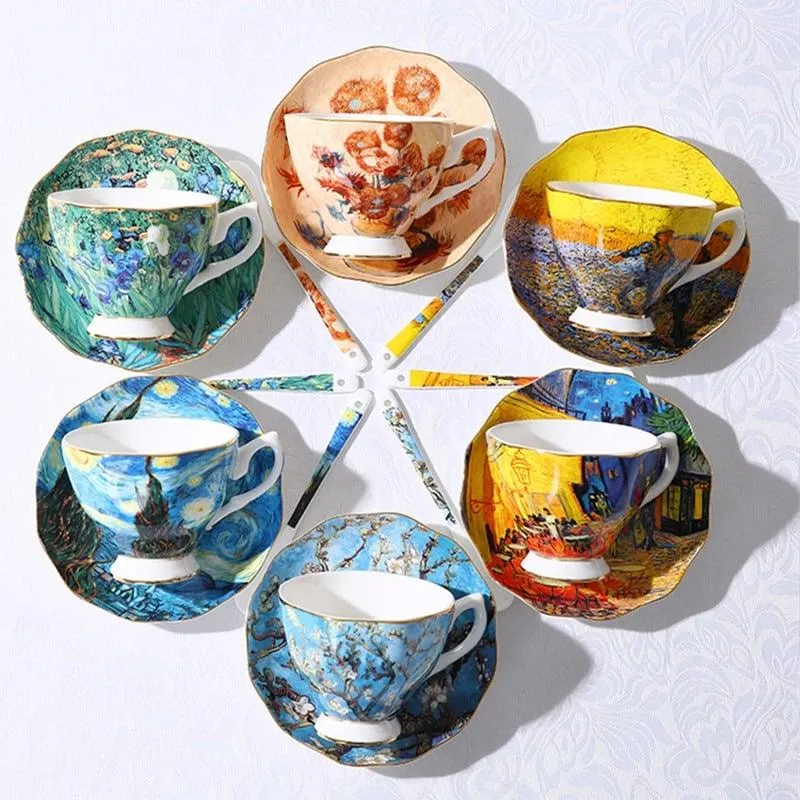 Van Gogh Art Painting Tableware Set 3 pcs
