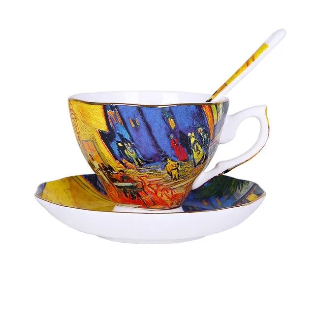 Van Gogh Art Painting Tableware Set 3 pcs