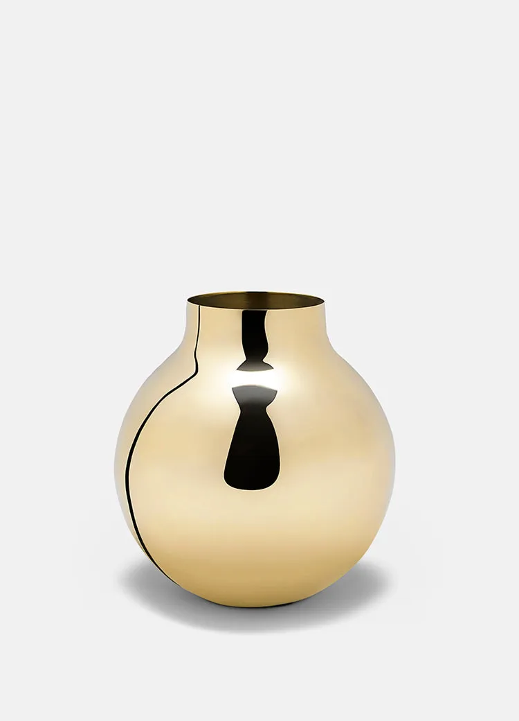 Vase | Boule | Polished Brass | Large