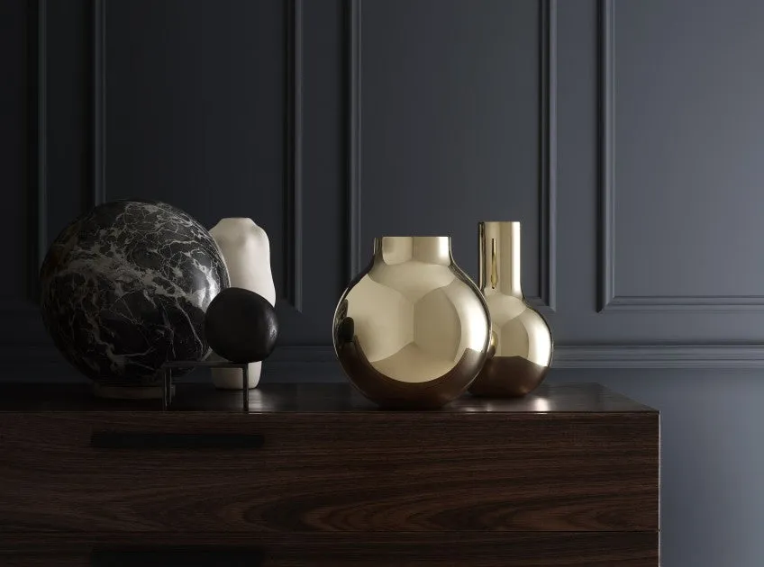 Vase | Boule | Polished Brass | Large