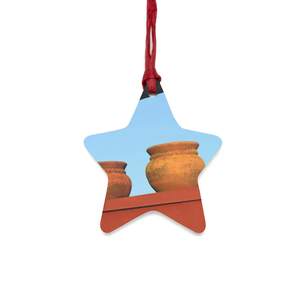 Vases Wooden Christmas Ornaments