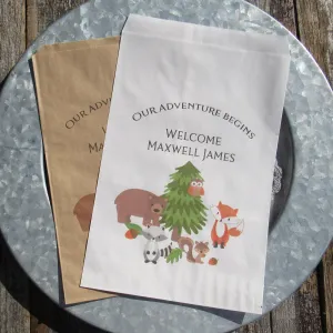 Wildlife Baby Shower Favor Bags