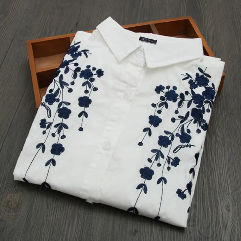 ZANZEA ladies Japanese and Korean style solid color simple style temperament all-match shirt long-sleeved literary retro style shirt lapel button long-sleeved fashion loose casual mid-length small fresh shirt top large size